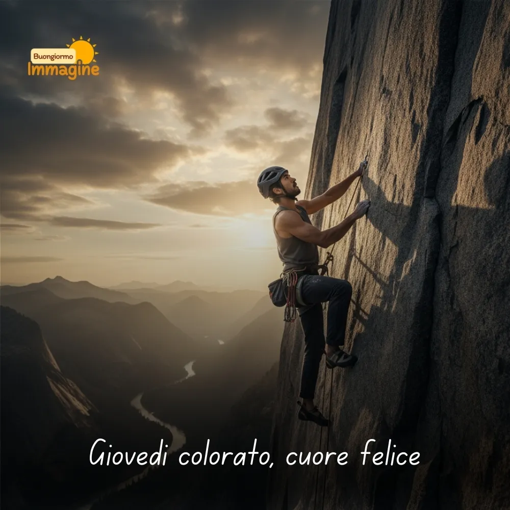 Gioved&igrave; colorato, cuore felice