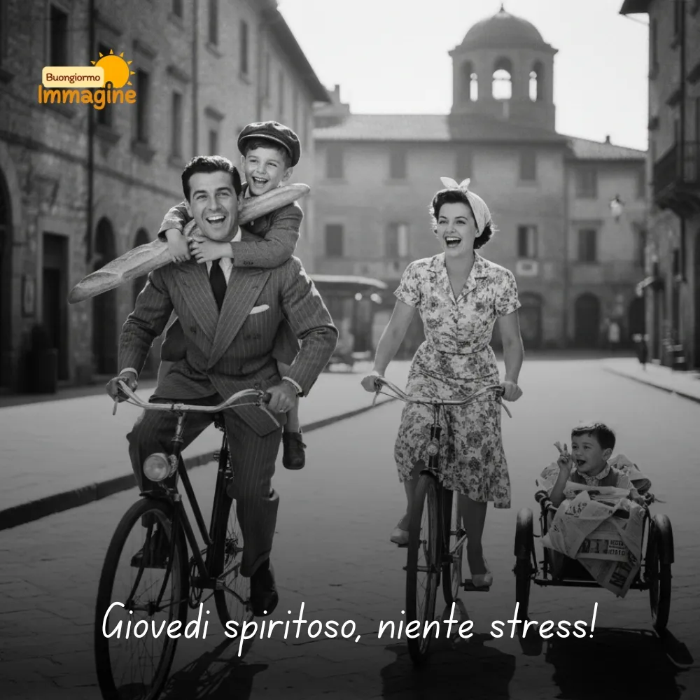 Gioved&igrave; spiritoso, niente stress!