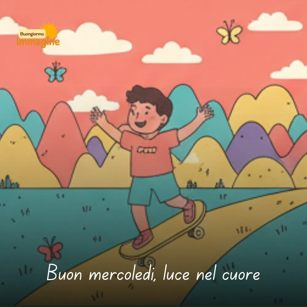Buon mercoled&igrave;, luce nel cuore
