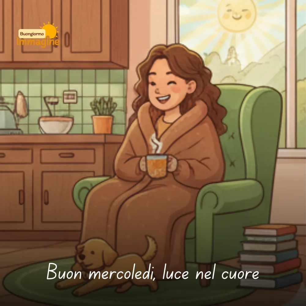 Buon mercoled&igrave;, luce nel cuore