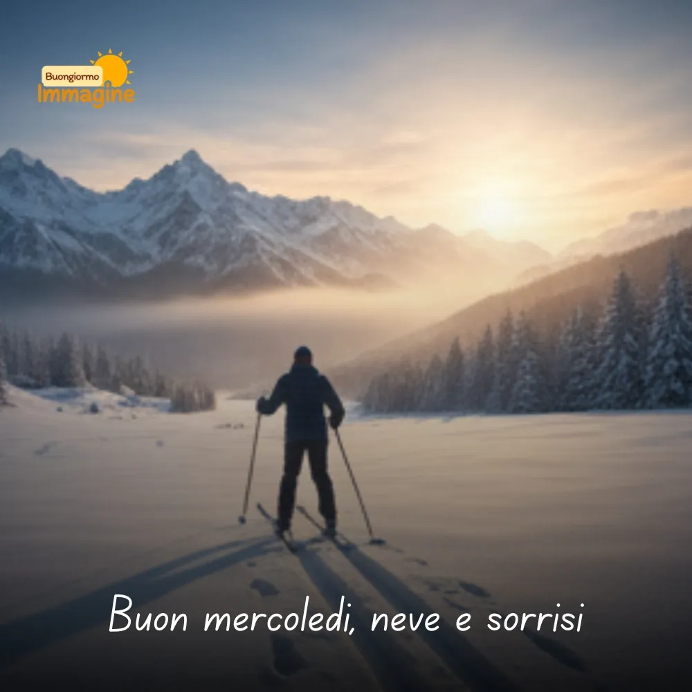 Buon mercoled&igrave;, neve e sorrisi