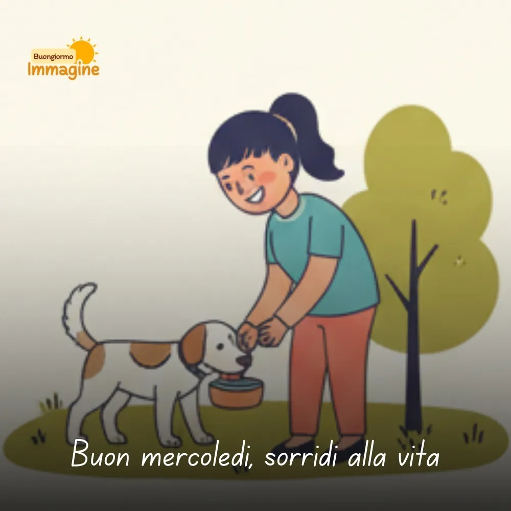 Buon mercoled&igrave;, sorridi alla vita