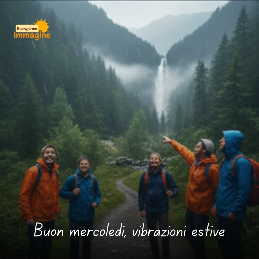 Buon mercoled&igrave;, vibrazioni estive