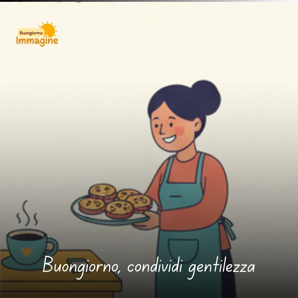 Buongiorno, condividi gentilezza
