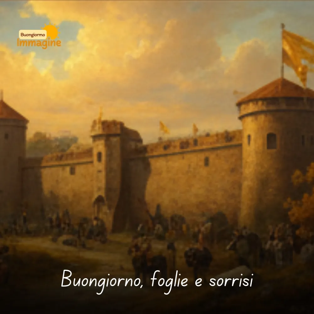 Buongiorno, foglie e sorrisi