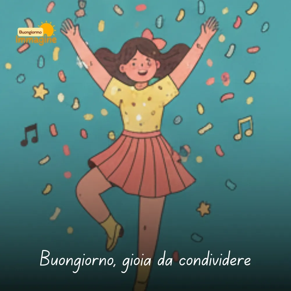 Buongiorno, gioia da condividere
