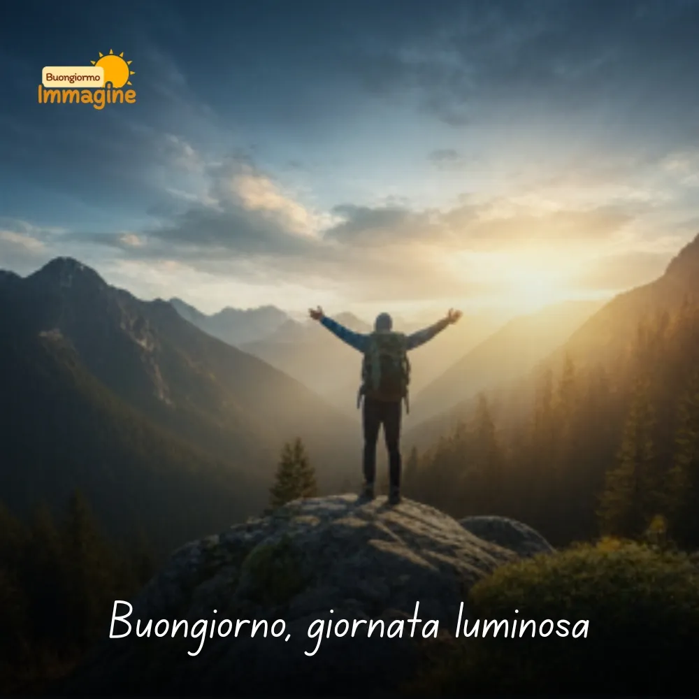 Buongiorno, giornata luminosa