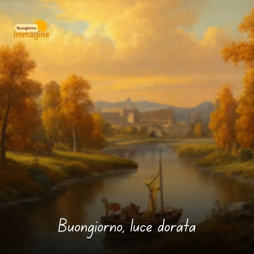 Buongiorno, luce dorata