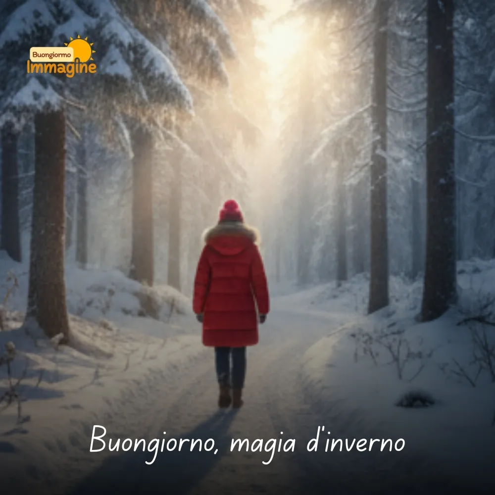 Buongiorno, magia d&rsquo;inverno