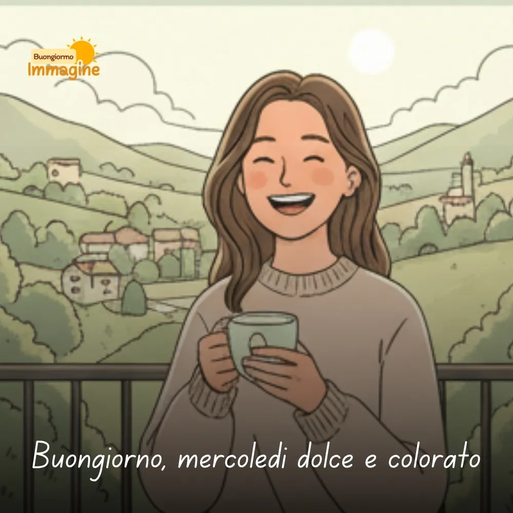 Buongiorno, mercoled&igrave; dolce e colorato