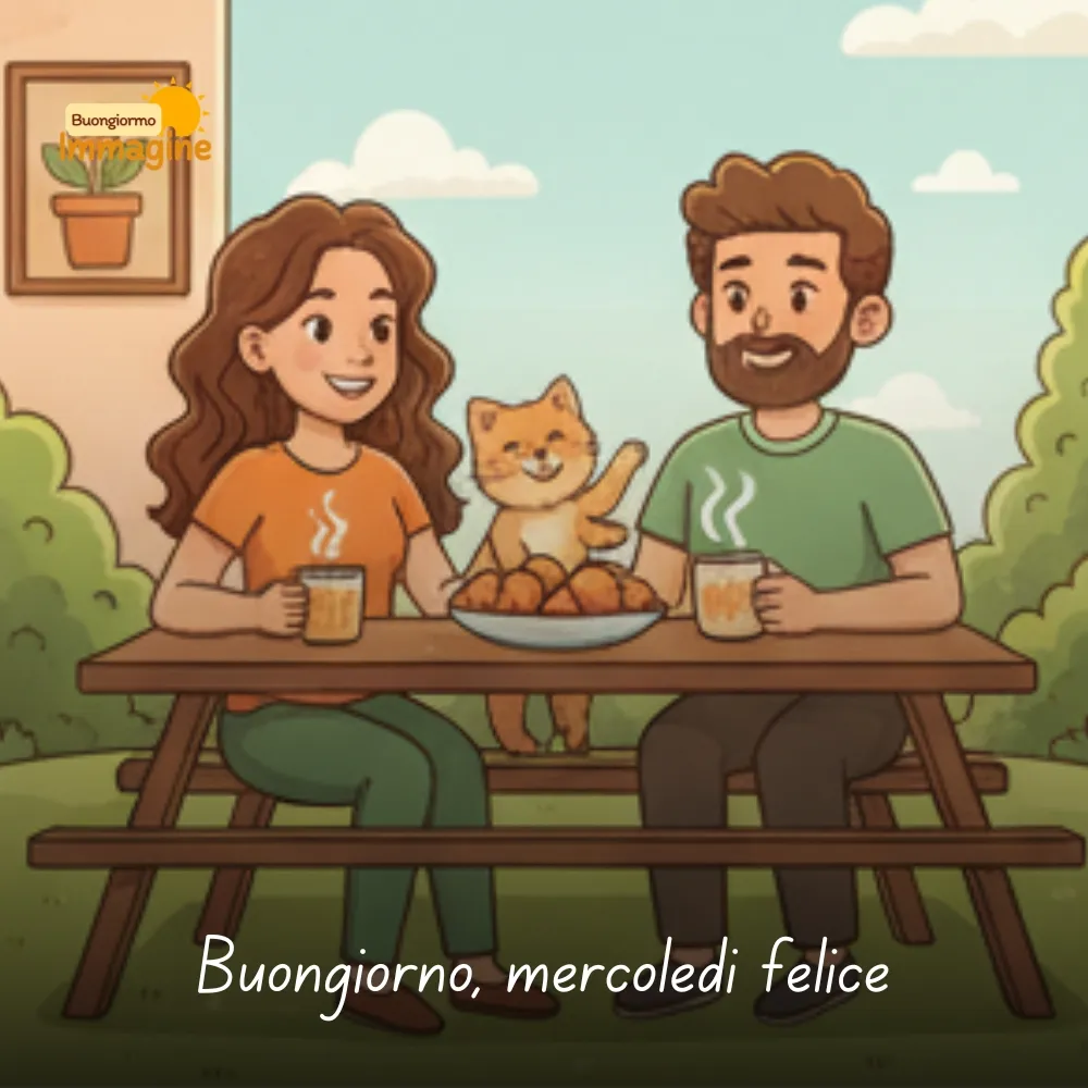 Buongiorno, mercoled&igrave; felice
