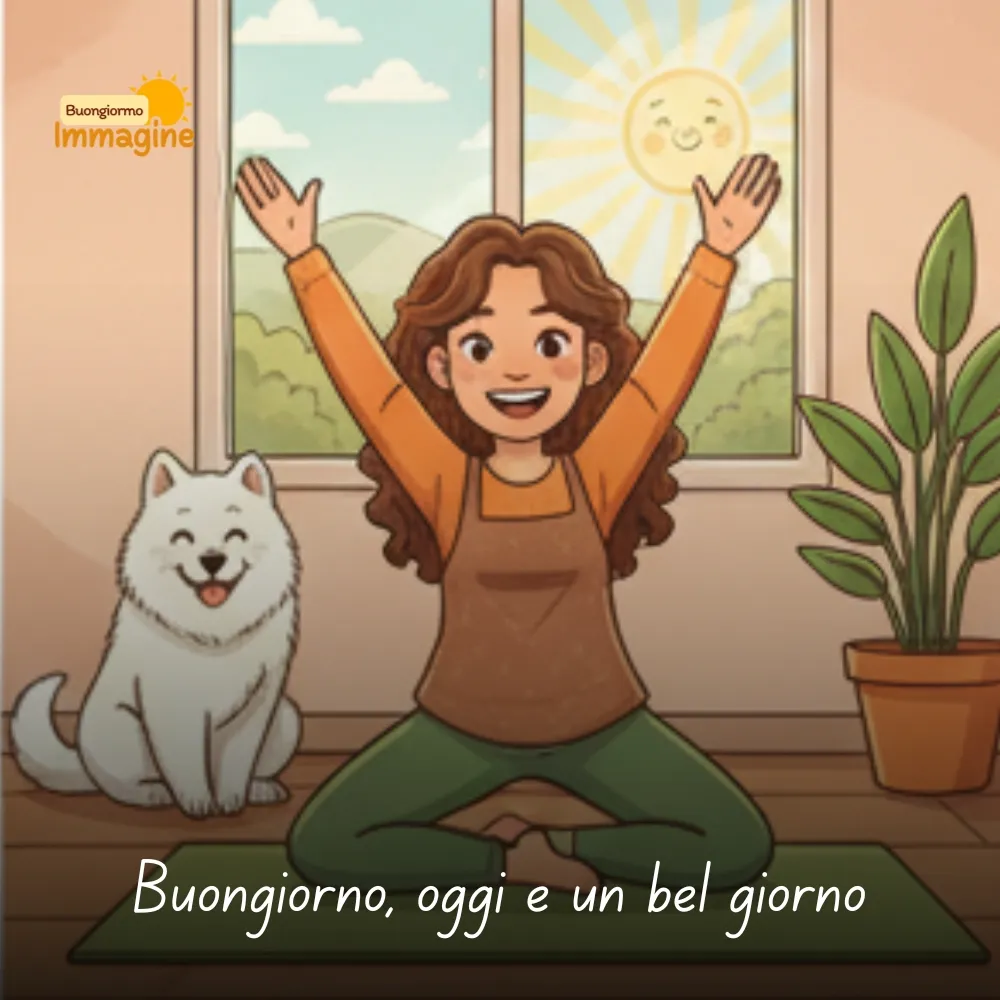 Buongiorno, oggi &egrave; un bel giorno