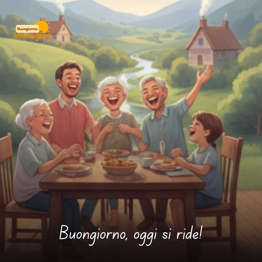 Buongiorno, oggi si ride!