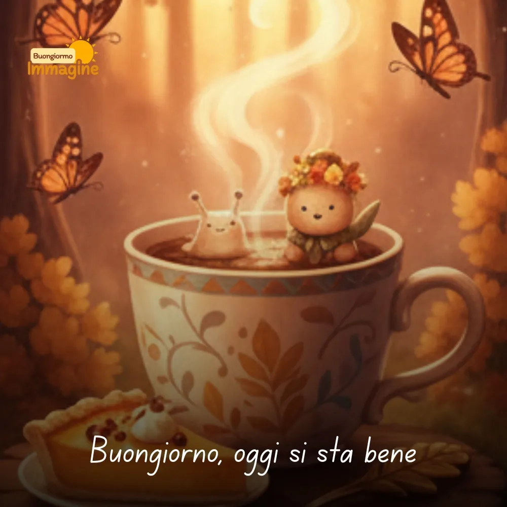 Buongiorno, oggi si sta bene