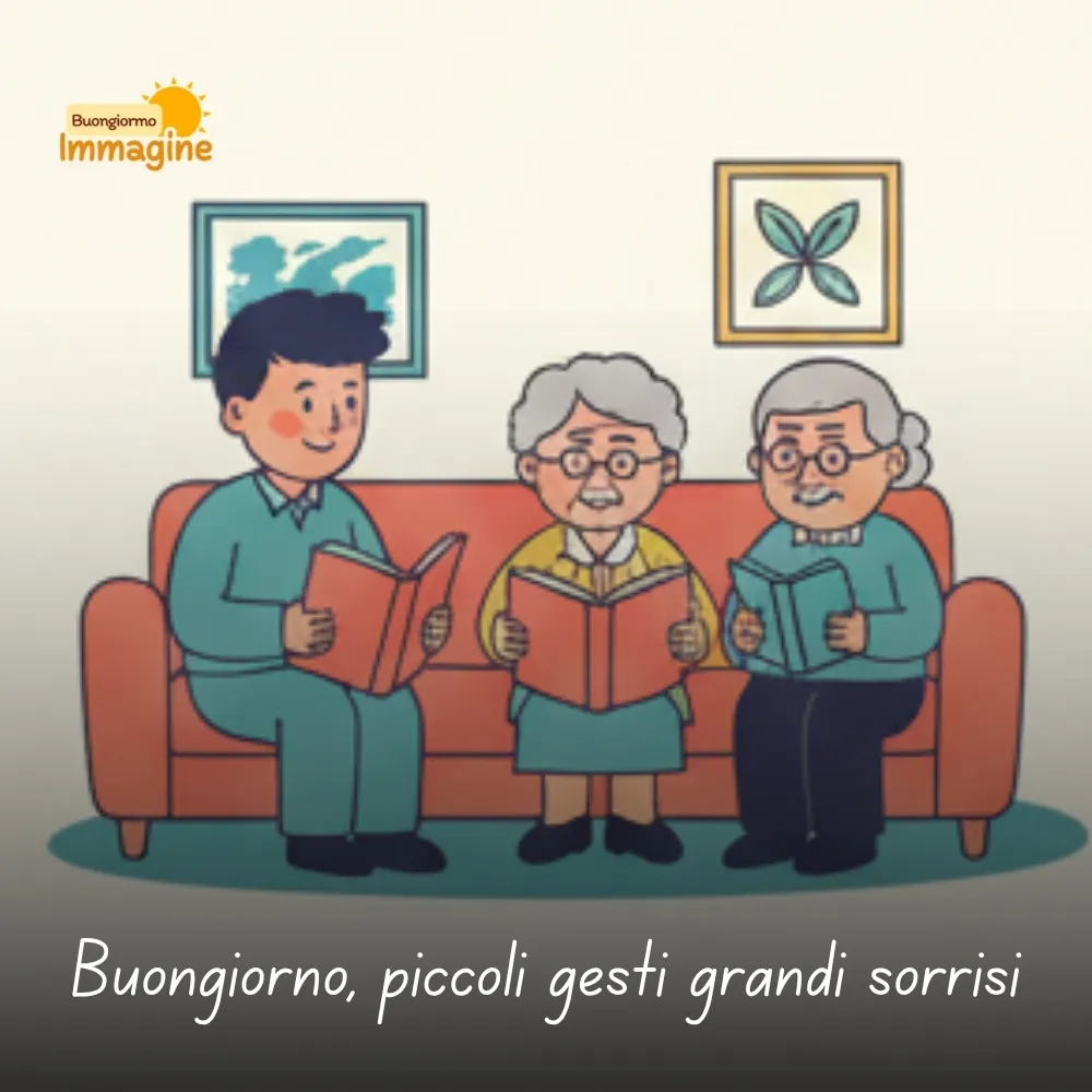 Buongiorno, piccoli gesti grandi sorrisi