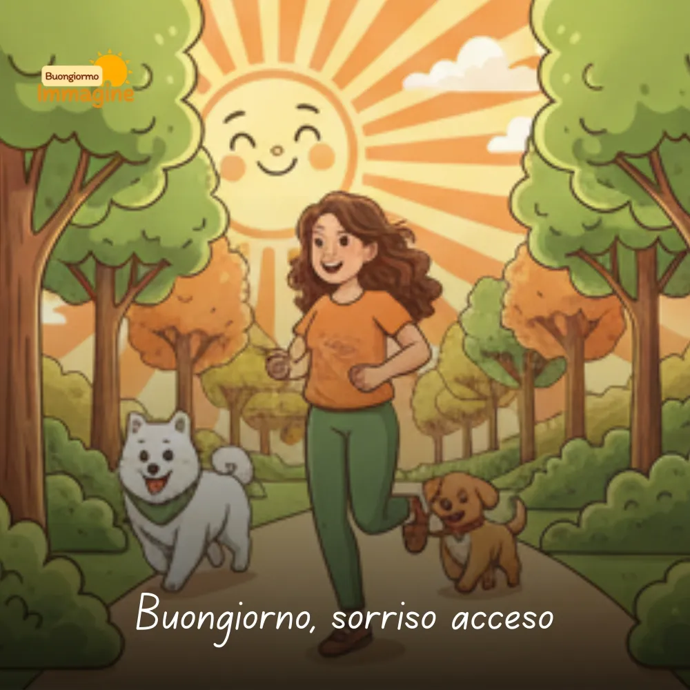Buongiorno, sorriso acceso