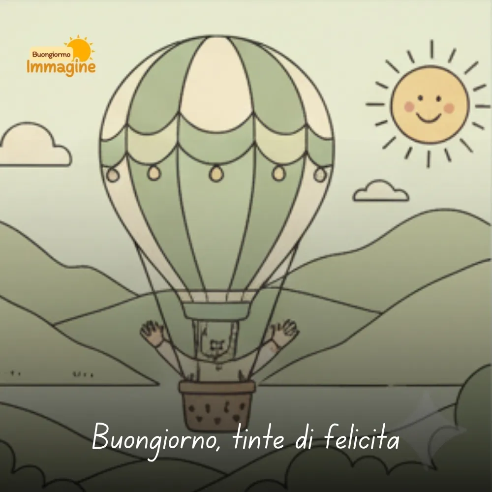 Buongiorno, tinte di felicit&agrave;