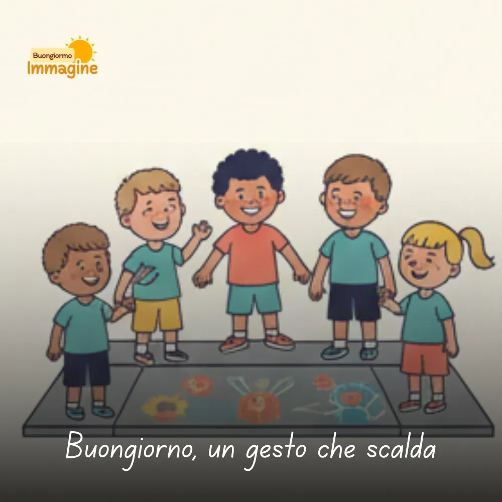 Buongiorno, un gesto che scalda