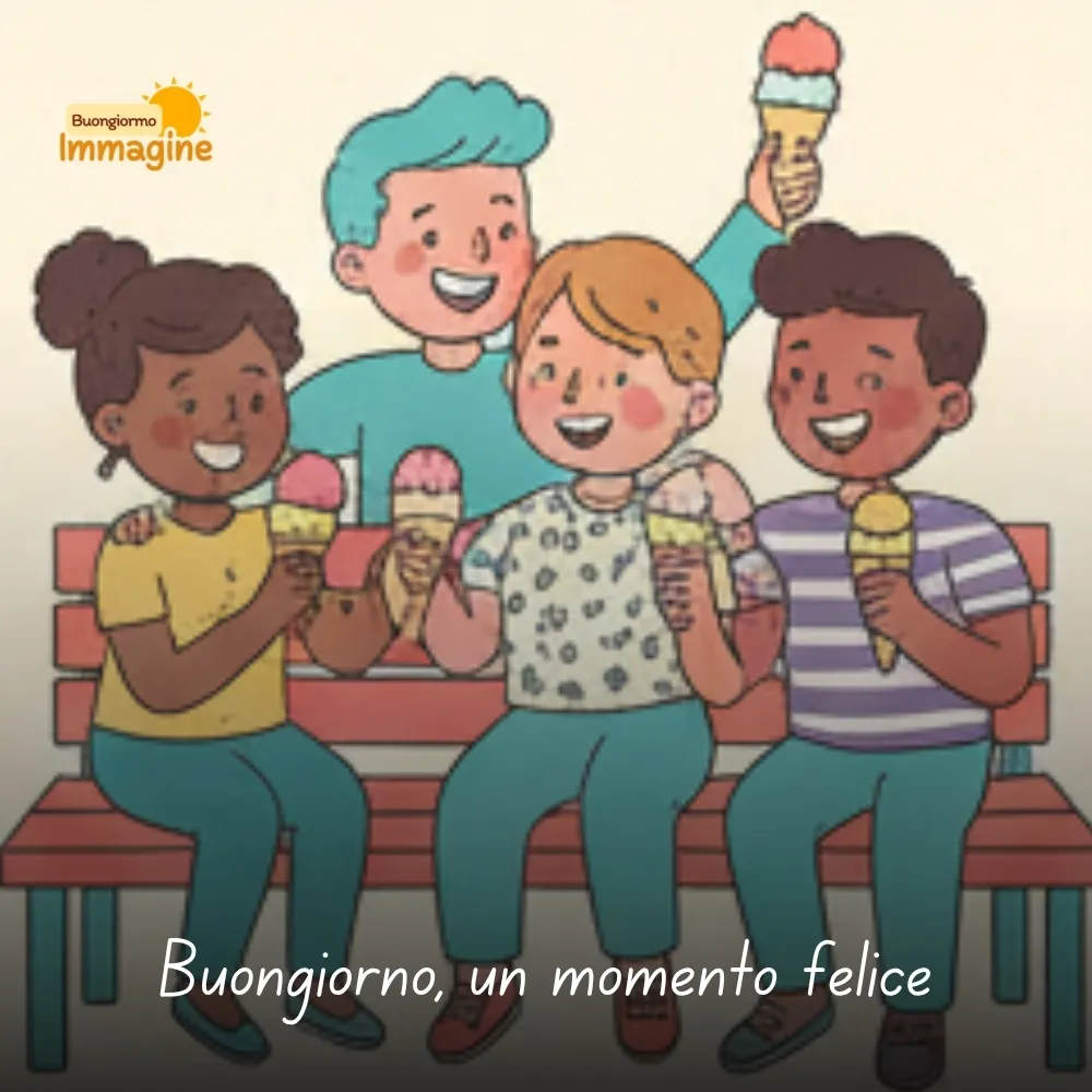 Buongiorno, un momento felice