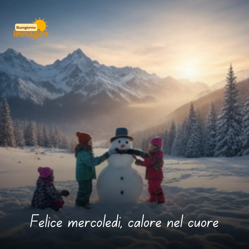 Felice mercoled&igrave;, calore nel cuore