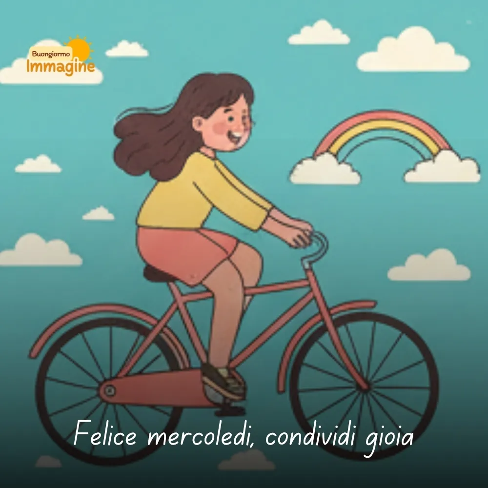 Felice mercoled&igrave;, condividi gioia