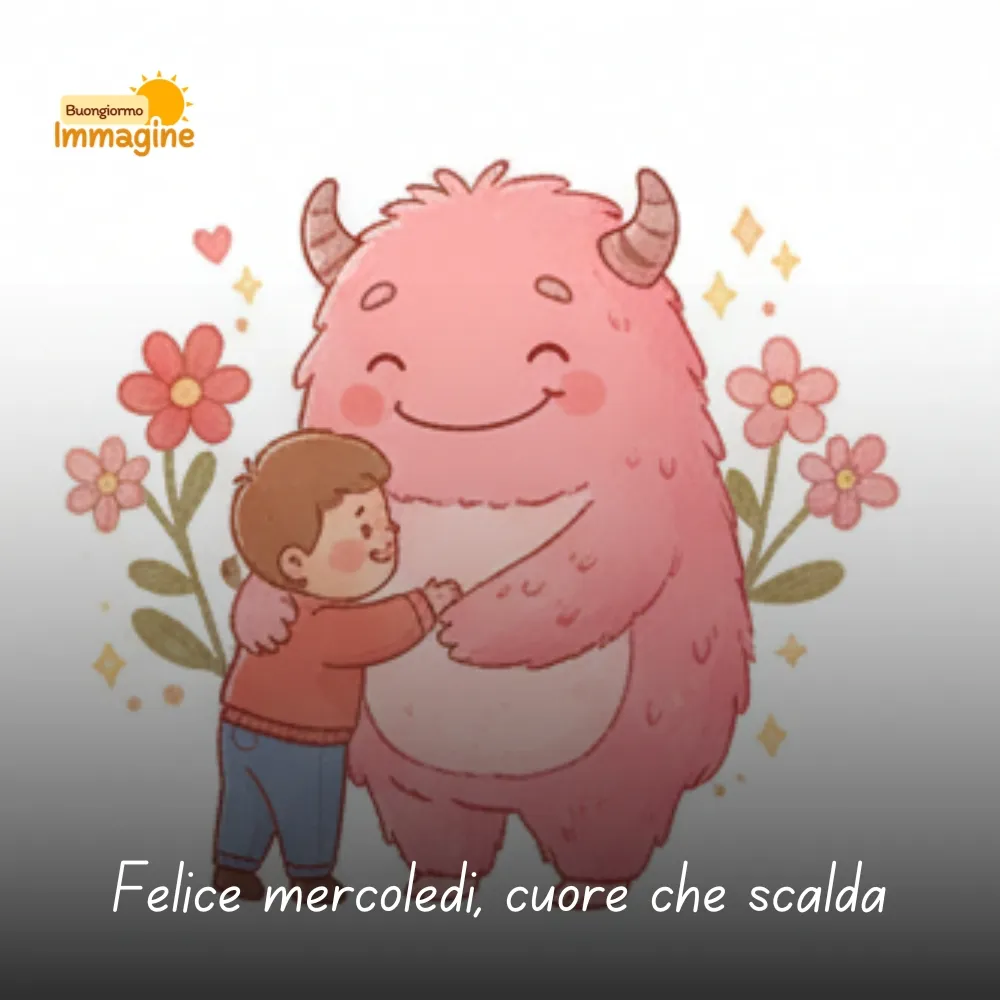 Felice mercoled&igrave;, cuore che scalda