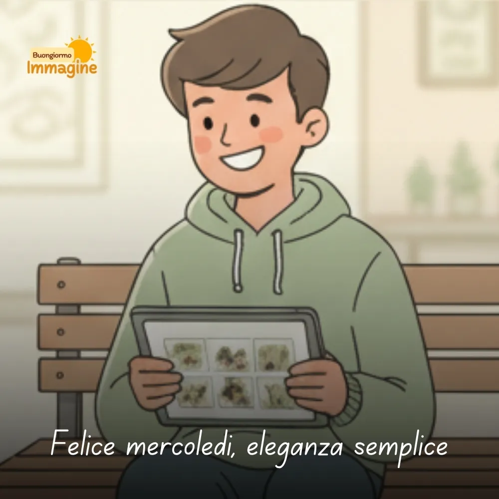 Felice mercoled&igrave;, eleganza semplice