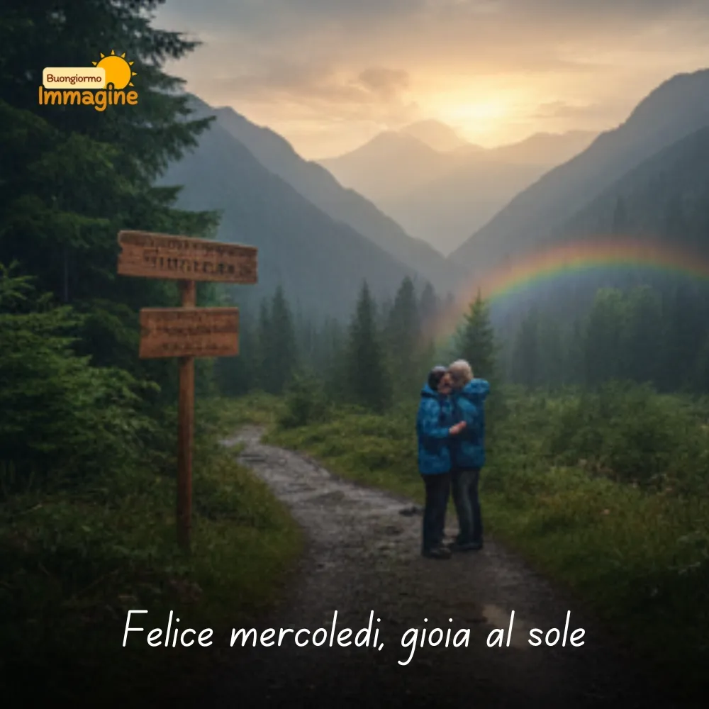 Felice mercoled&igrave;, gioia al sole