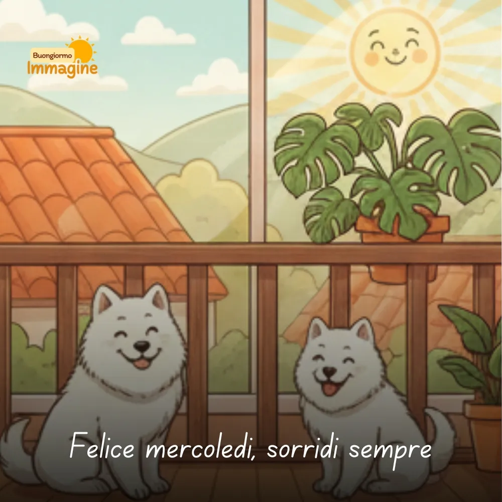 Felice mercoled&igrave;, sorridi sempre